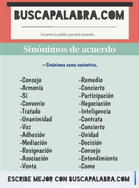 acuerdo sinonimo|de acuerdo sinónimos.